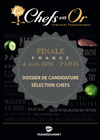 Grossiste alimentaire - Téléchargez le dossier de candidature de la sélection Chefs Dossier de candidature Chefs