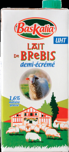 Lait de brebis demi écrémé