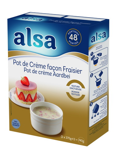 Pot de Crème façon Fraisier