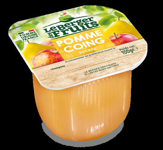 Compote sucrée pomme coing