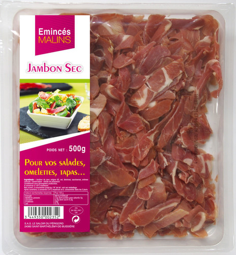 Emincés de jambon sec