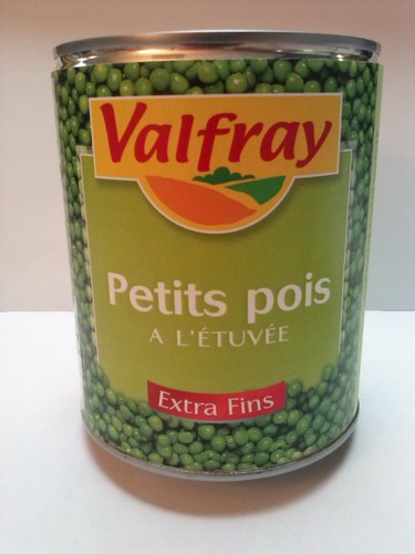 Petit pois extra fin étuvé