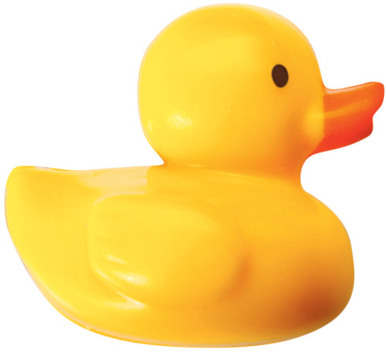 Décor canard jaune