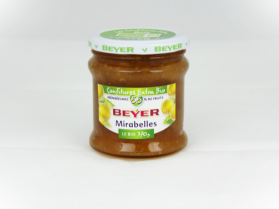 Confiture extra mirabelle bio