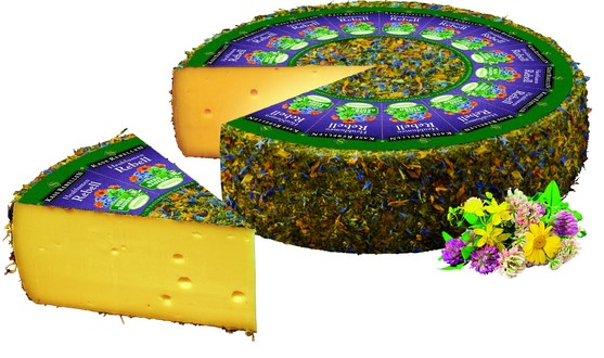 Tomme aux fleurs au lait