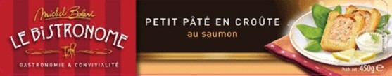 Petit paté en croute au saumon