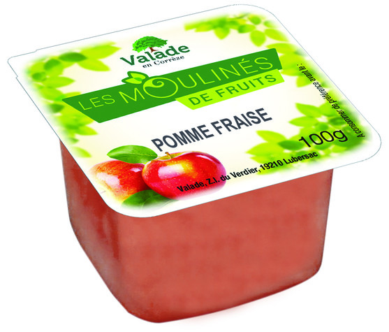 Compote de pommes fraises