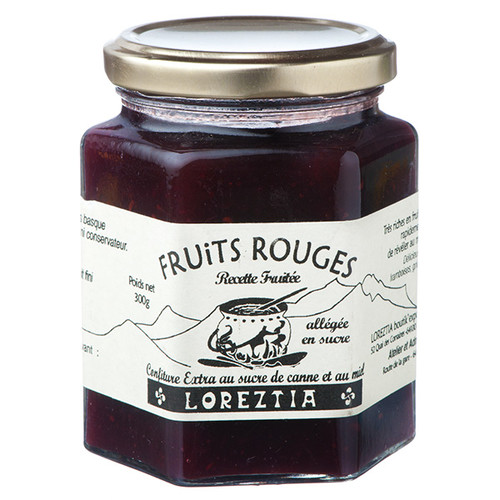 Confiture aux fruits rouges