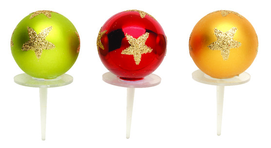 Boules de noel dorées