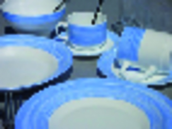 Tasse brush bleue 19cl