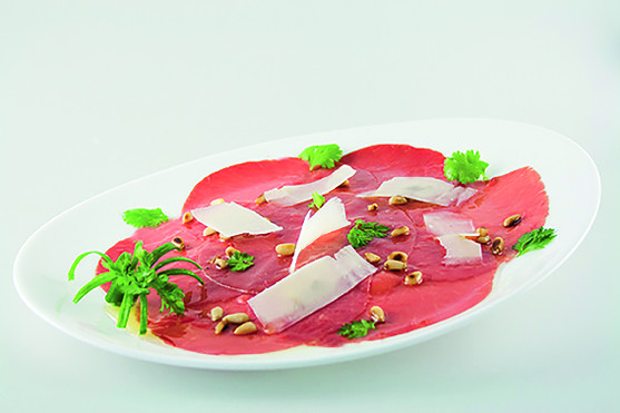 Carpaccio de boeuf race angus