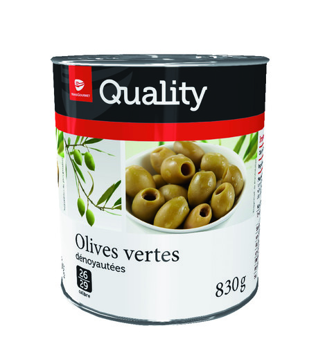 Olive verte dénoyautée 26/29