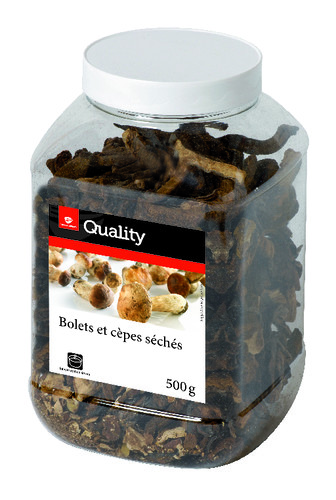 Bolets et cèpes séchés