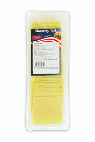 Monterey jack tranches 9x9 cm