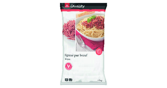 Egréné pur boeuf 15% m.g.