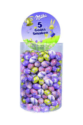 Oeuf Milka 5 variétés s/alu