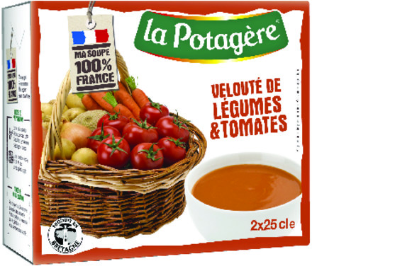 velouté de légumes et tomates