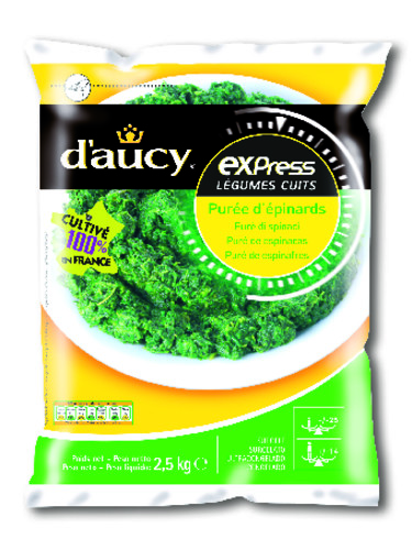 Purée d'épinards cuite