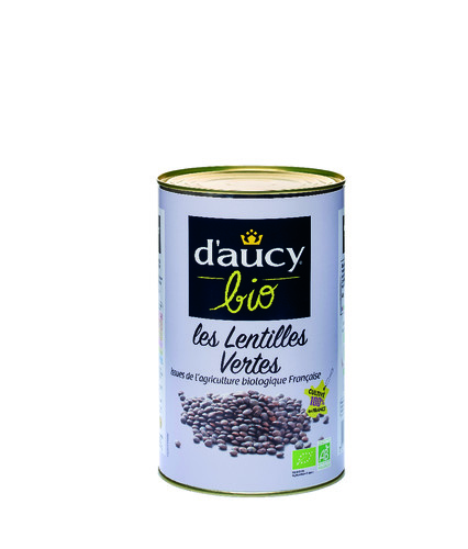 Lentilles vertes au naturel