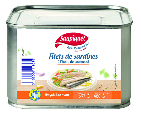 Filet de sardines à l'huile