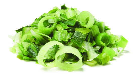 Poireaux en  rondelles