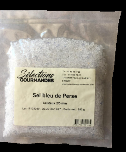 Sel bleu de perse