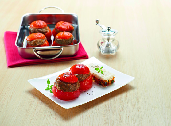 Tomates farcies cuites