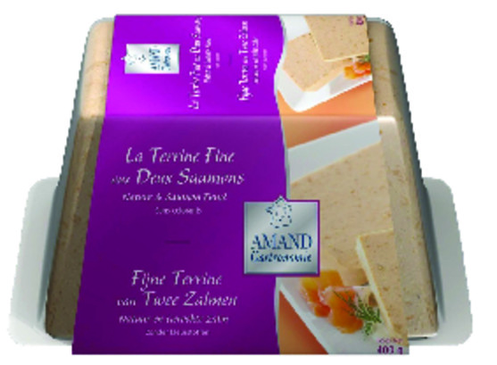 Terrine fine au 2 saumons