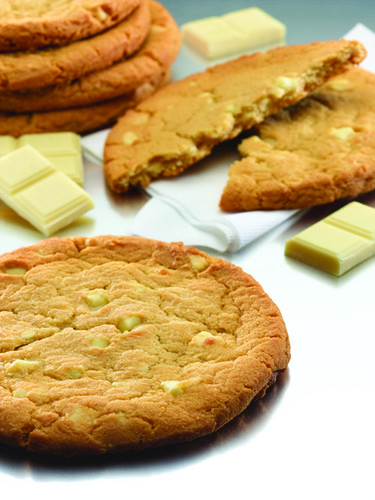 Mega cookie chocolat blanc