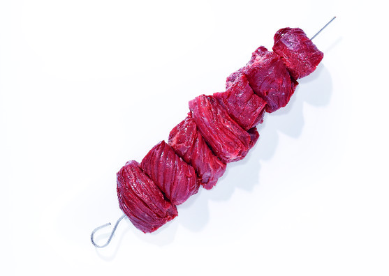 Brochette d'onglet de boeuf