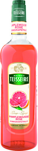 Sirop au pamplemousse rose