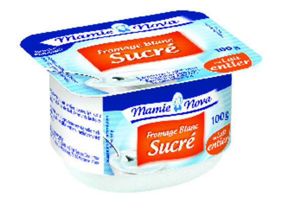 Fromage blanc sucré au lait