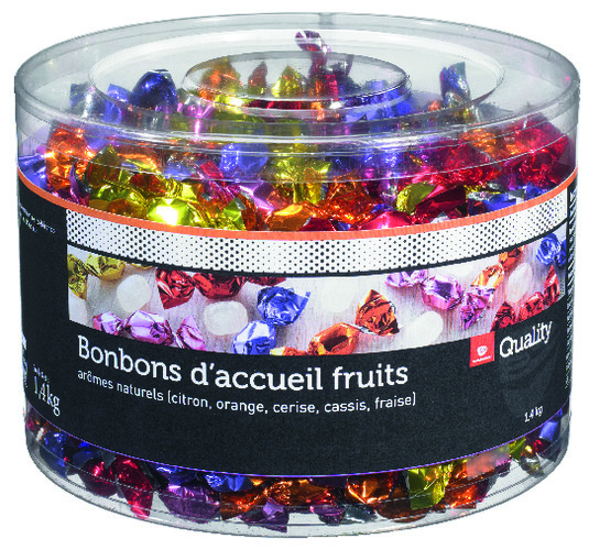 Bonbon accueil fruits