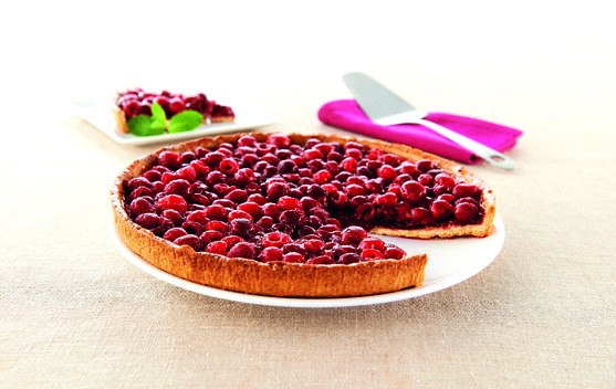 Tarte aux framboises