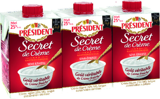 Secret de crème uht 25% m.g.