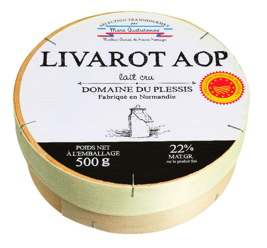 Livarot au lait cru aop