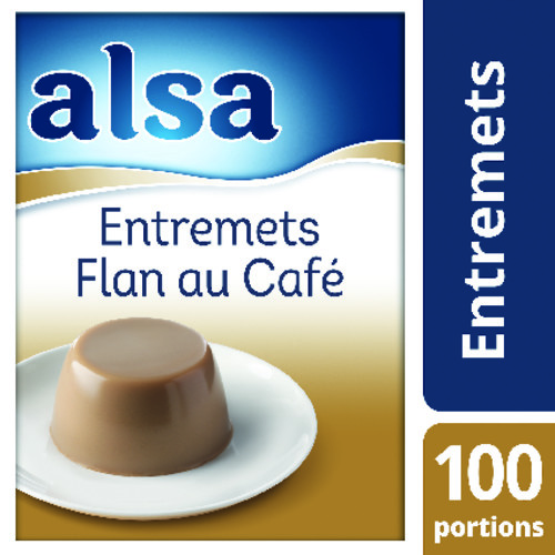 Entremets flan au Café