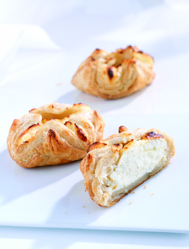 Panier feuilleté au chèvre