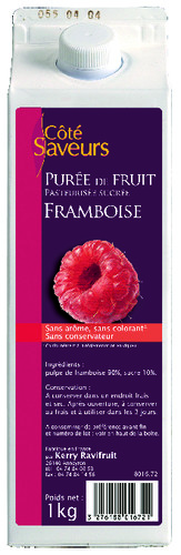 Purée de framboise sucrée