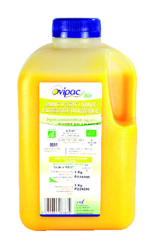 Jaune d'oeuf liquide bio