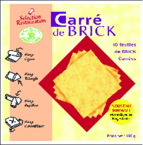 Feuille de brick carrés