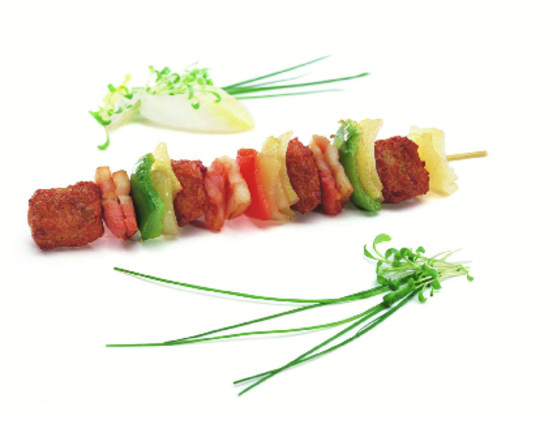 Brochette provençale précuite