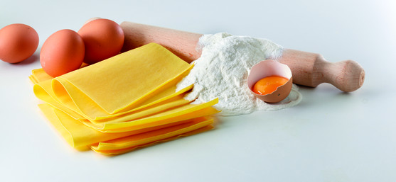 Lasagne plaque aux oeufs