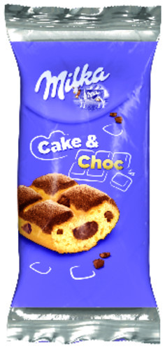 Milka cake and choc