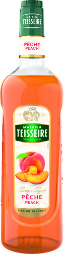 Sirop peche mathieu teisseire