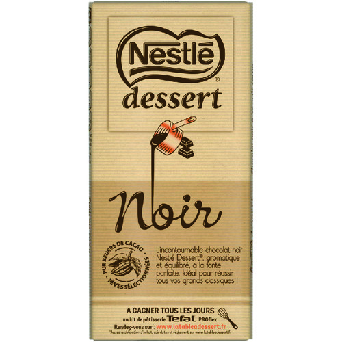 Nestle dessert noir