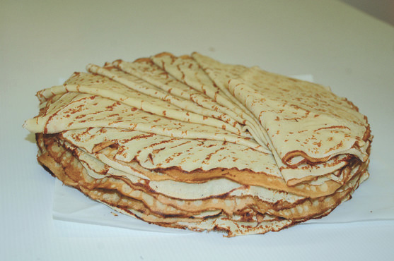 Crepe vanille surgelée