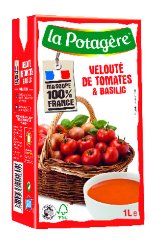 Velouté de tomate/basilic