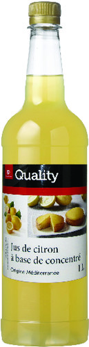 Jus de citron méditerranée