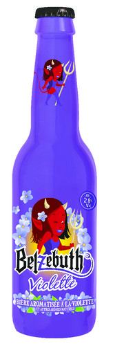 Bière belzébuth violette 2.8°